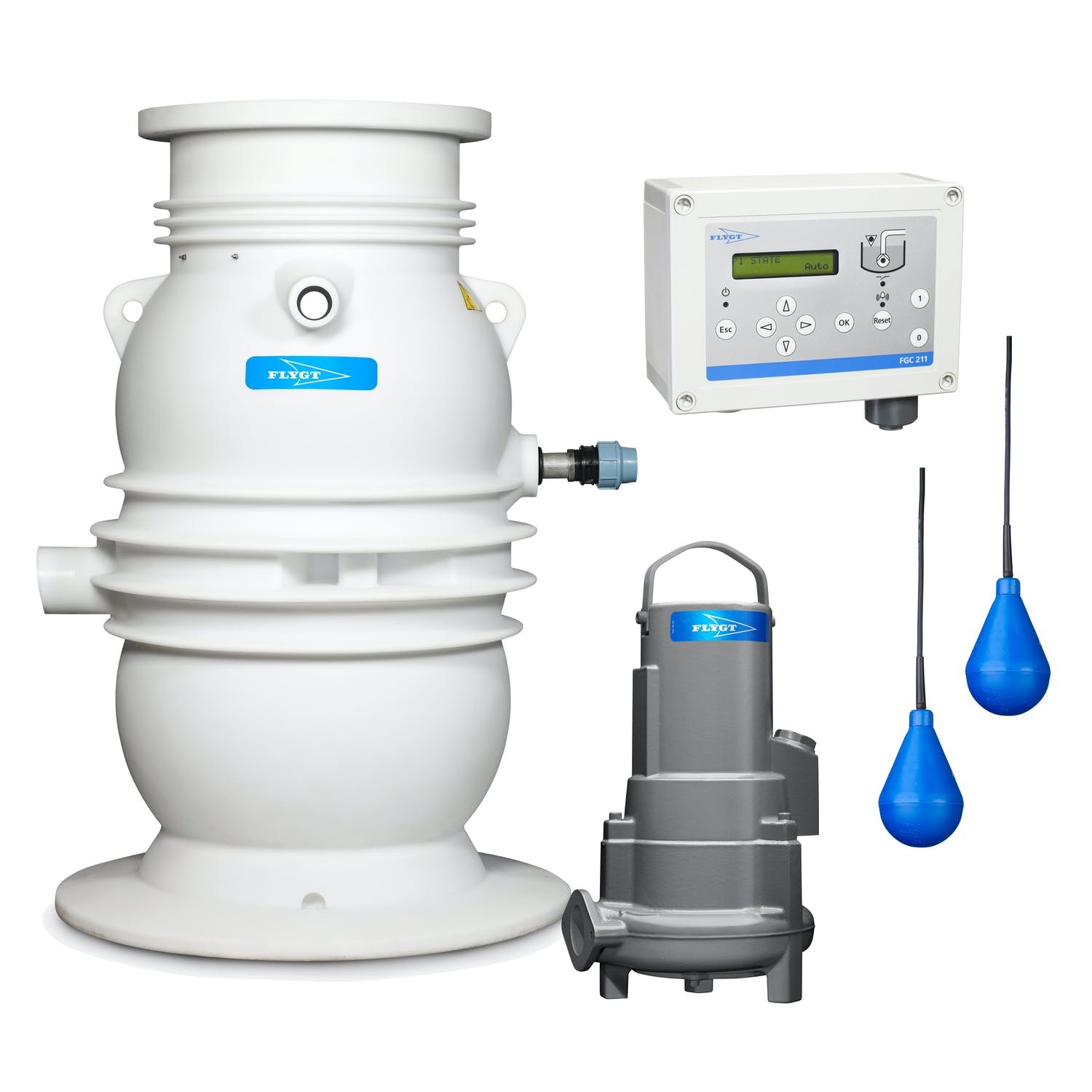 Pumpstation, Flygt Compit 3069.