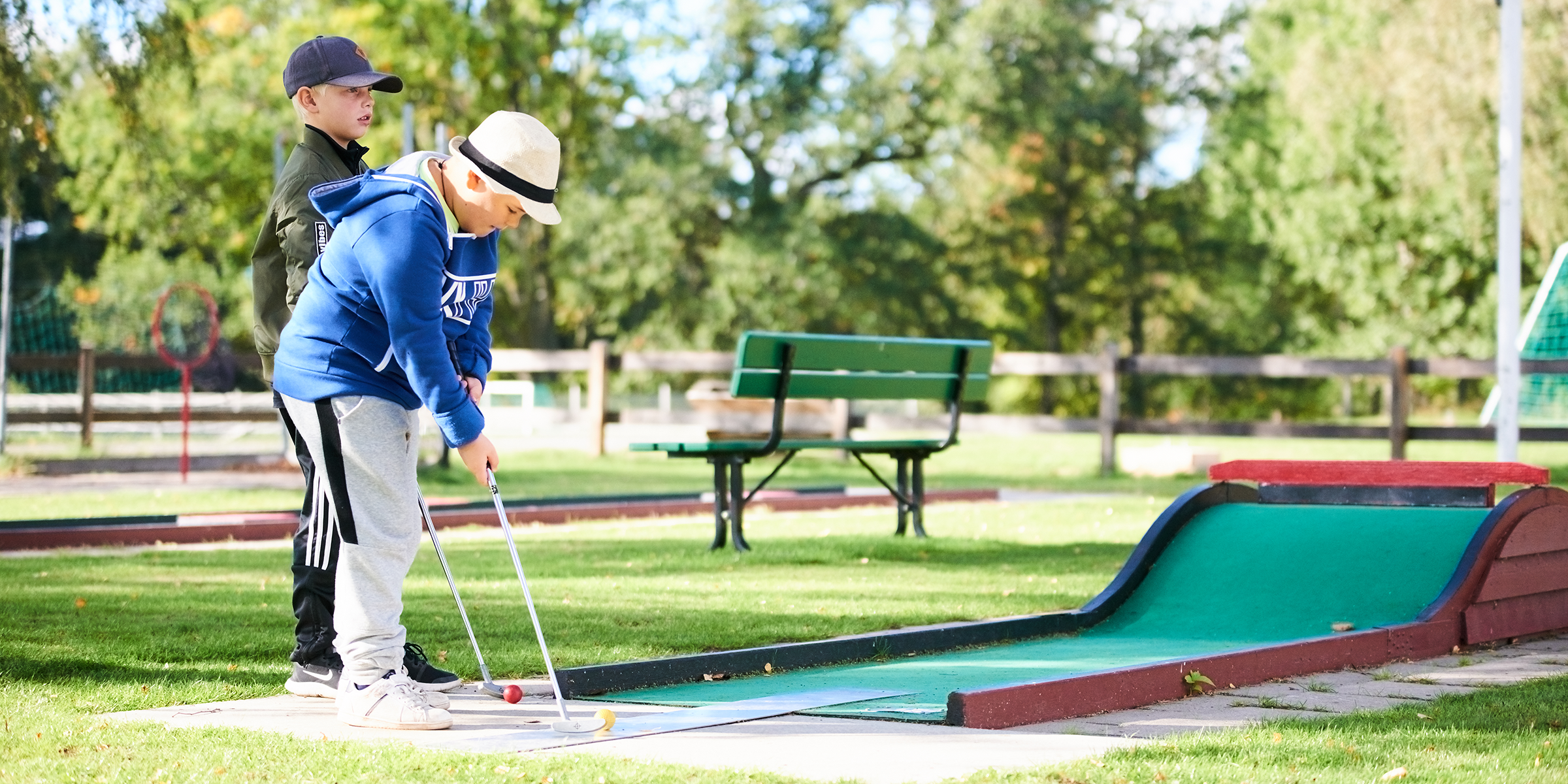 Minigolf.