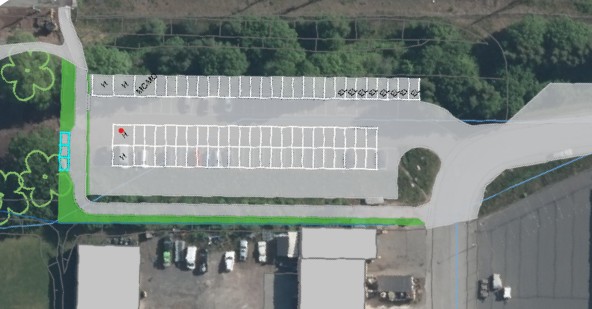 karta över området.