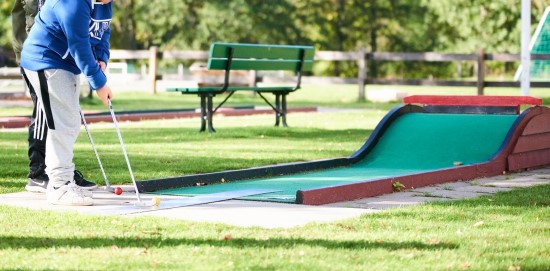 Minigolfsbana.
