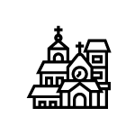 Kyrka, illustration.